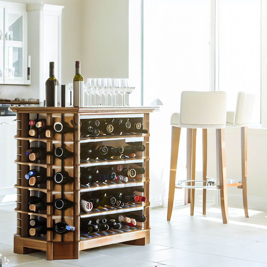 Low-Profile Wooden Wine Rack - Finest Home Bars